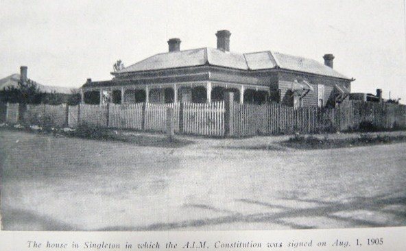 House in Singleton where the Australian Inland Mission began